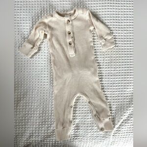 Kate Quinn Organic Cotton Waffle Romper 0-3M